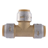 SharkBite UR370A 3/4 in. x 3/4 in. x 3/4 in. Max Push-to-Connect Brass Tee Fitting - 2