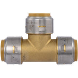 SharkBite UR374A 1 in. x 1 in. x 1 in. Max Push-to-Connect Brass Tee Fitting - 2
