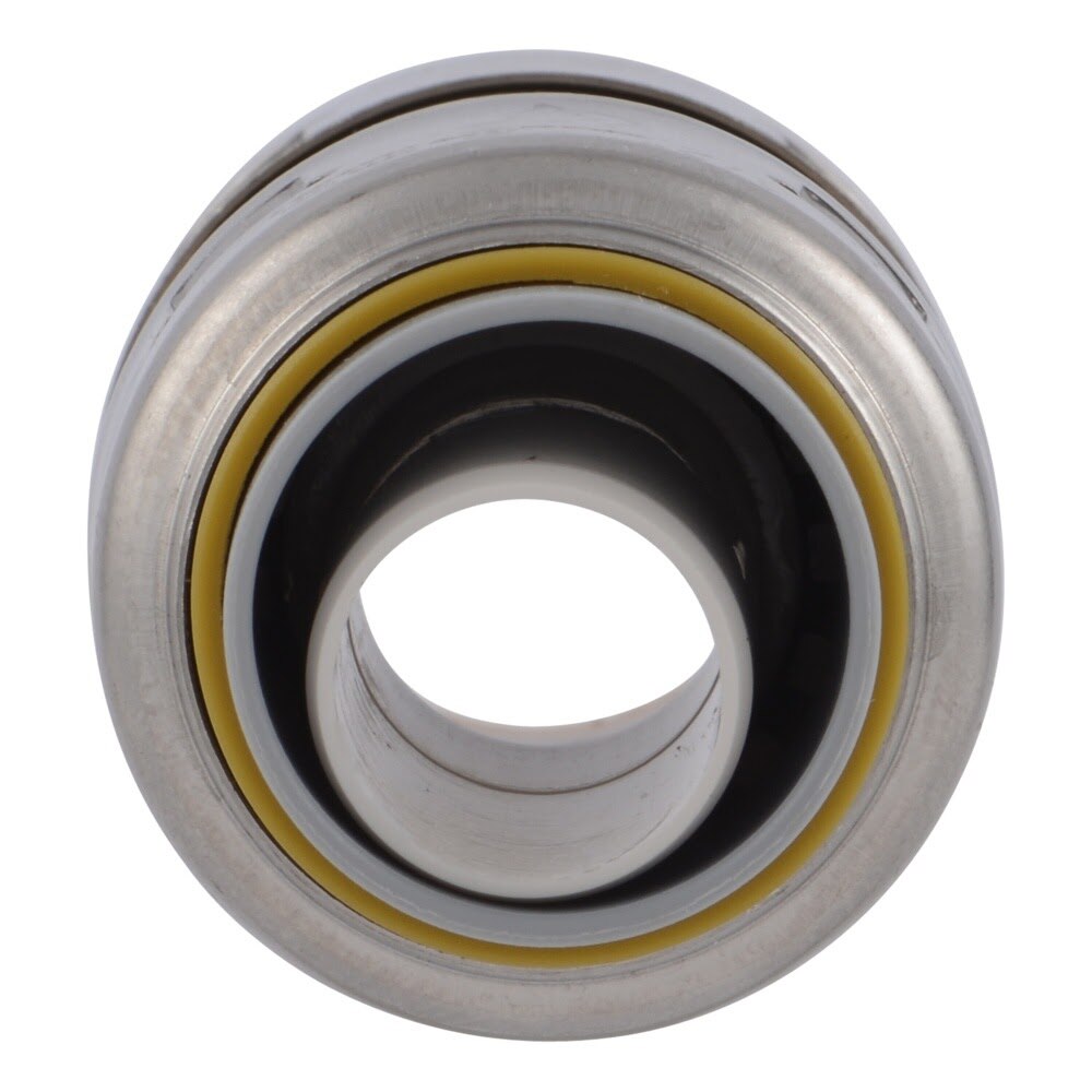 SharkBite UR4008A 1/2 in. PB x 1/2 in. CTS Max Push-to-Connect Brass Transition Coupling Fitting - 3