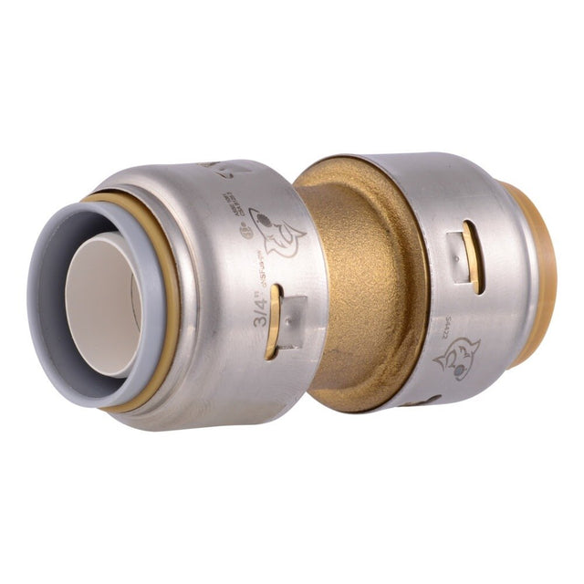 SharkBite UR4016A 3/4 in. PB x 3/4 in. CTS Max Push to Connect Transition Coupling