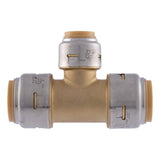 SharkBite UR412A 3/4 in. x 3/4 in. x 1/2 in. Push-to-Connect Brass Reducing Tee - 2