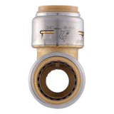 SharkBite UR444A Max 3/4 in. x 1/2 in. x 3/4 in. Push-to-Connect Brass Reducing Tee Fitting - 3