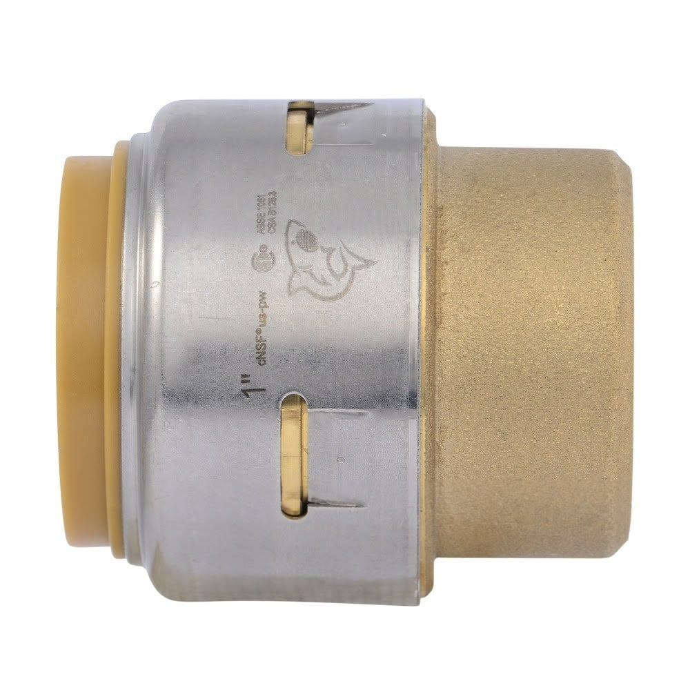 SharkBite UR520A 1 in Push to Connect Brass End Stop Fitting - 2