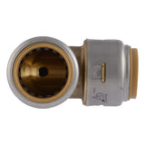 SharkBite UR5256A 3/4 in x 3/4 in Max Push to Connect 90 Degree Elbow with 1/8 in NPSM Drain - 3