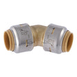 SharkBite UR648A 1/2 in. x 1/2 in. Max Push-to-Connect Brass 45 Degree Elbow Fitting