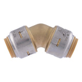 SharkBite UR648A 1/2 in. x 1/2 in. Max Push-to-Connect Brass 45 Degree Elbow Fitting - 2