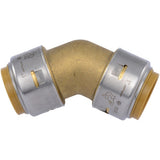 SharkBite UR660A 1 in. x 1 in. Max Push to Connect Brass 45 Degree Elbow Fitting - 2