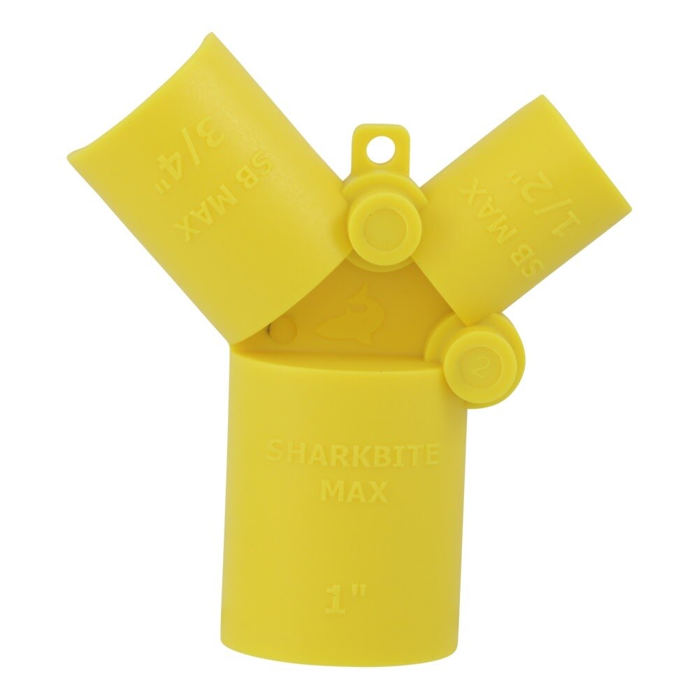 SharkBite UR702A Insertion Depth and Pipe Deburring Tool for 1/2 in. 3/4 in. and 1 in. Pipe - 3