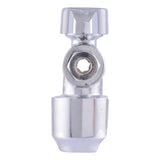 SharkBite URDS123814 1/2 in. Push-to-Connect x 3/8 in. OD x 1/4 in. OD Compression Dual Stop Valve - 3