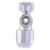 SharkBite URDS123814 1/2 in. Push-to-Connect x 3/8 in. OD x 1/4 in. OD Compression Dual Stop Valve - 3