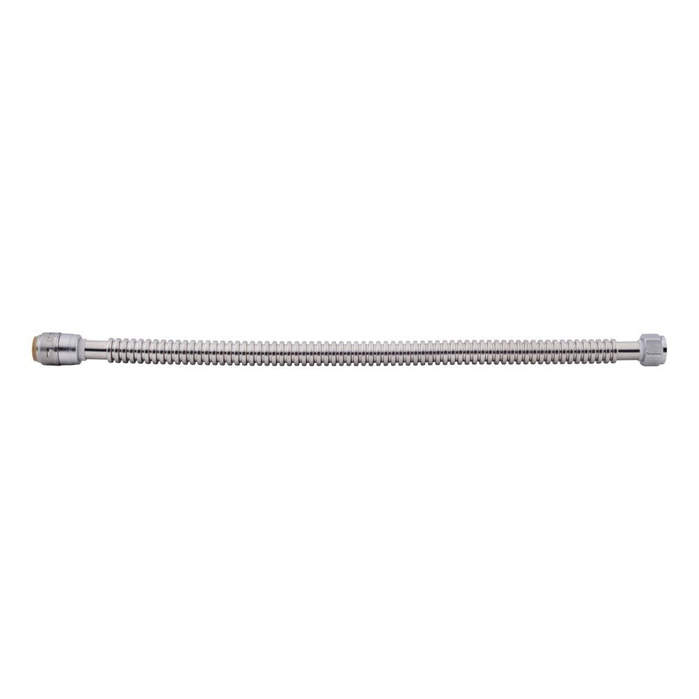 SharkBite URSS3086FX24 3/4 in. x 1 in. FIP x 24 in. Stainless Steel Corrugated Water Softener Connector - 2
