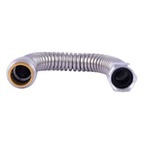 SharkBite URSS3088FX12 3/4 in. Push-to-Connect x 3/4 in. FIP x 12 in. Water Heater Connector - 3