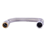 SharkBite URSS3088FX18 3/4 in. x 3/4 in. FIP x 18 in. Stainless Steel Corrugated Water Heater Connector - 3