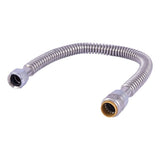 SharkBite URSS3088FX24 3/4 in x 3/4 in FIP 24 in Corrugated Stainless Steel Water Heater Connector