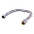 SharkBite URSS3088FX24 3/4 in x 3/4 in FIP 24 in Corrugated Stainless Steel Water Heater Connector