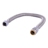 SharkBite URSS3088FX24 3/4 in x 3/4 in FIP 24 in Corrugated Stainless Steel Water Heater Connector