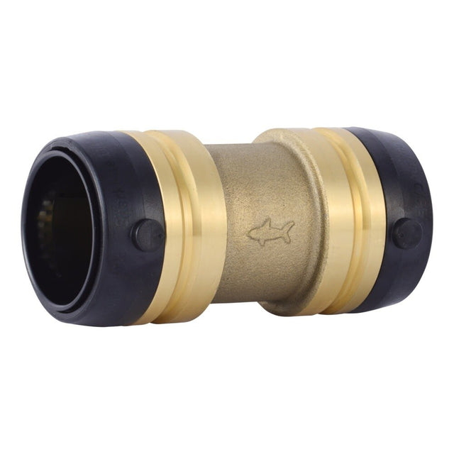 SharkBite UXL0135 1-1/4 in. x 1-1/4 in. Push-to-Connect Brass Coupling