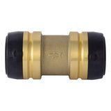 SharkBite UXL0135 1-1/4 in. x 1-1/4 in. Push-to-Connect Brass Coupling - 2