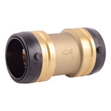 SharkBite UXL0141 1-1/2 in x 1-1/2 in Push to Connect Brass Coupling
