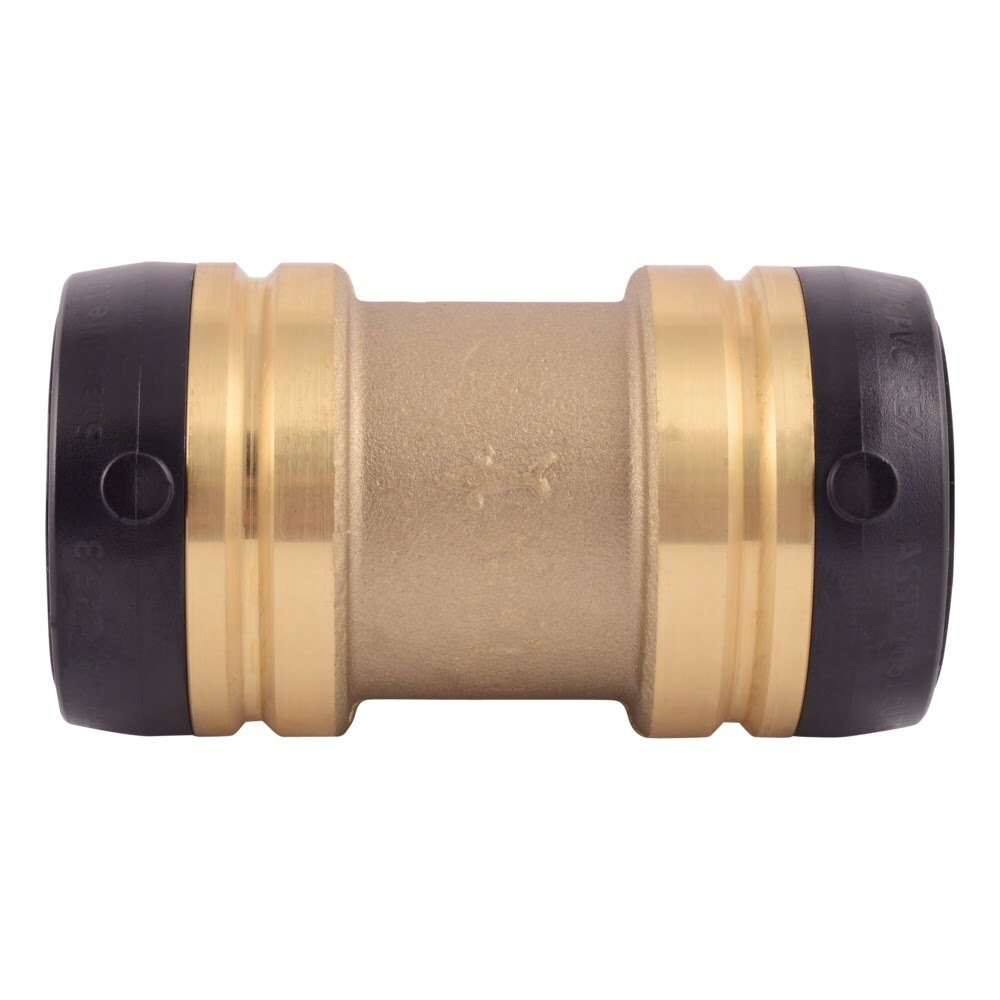 SharkBite UXL0141 1-1/2 in x 1-1/2 in Push to Connect Brass Coupling - 2