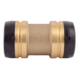 SharkBite UXL0141 1-1/2 in x 1-1/2 in Push to Connect Brass Coupling - 2