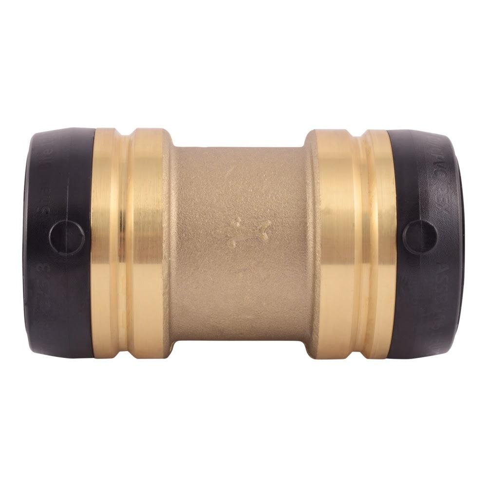 SharkBite UXL0141 1-1/2 in x 1-1/2 in Push to Connect Brass Coupling - 2