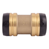 SharkBite UXL0141 1-1/2 in x 1-1/2 in Push to Connect Brass Coupling - 2