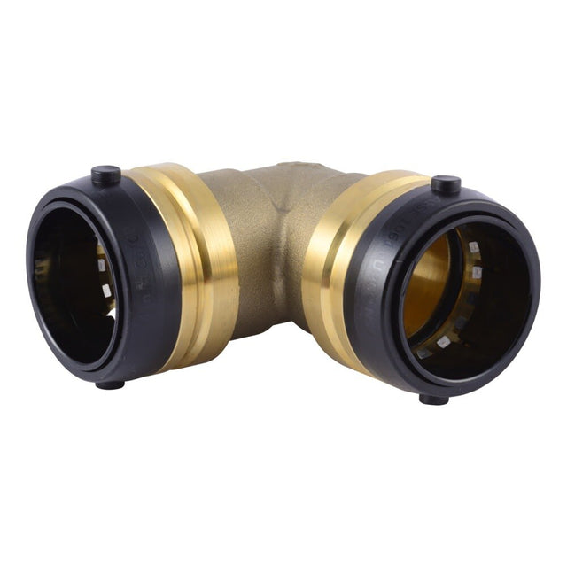 SharkBite UXL0241 1-1/2 in. x 1-1/2 in. 90 Degree Push-to-Connect Elbow Lead-Free Brass