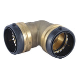 SharkBite UXL0254 2 in. x 2 in. Brass Push to Connect 90 Degree Elbow