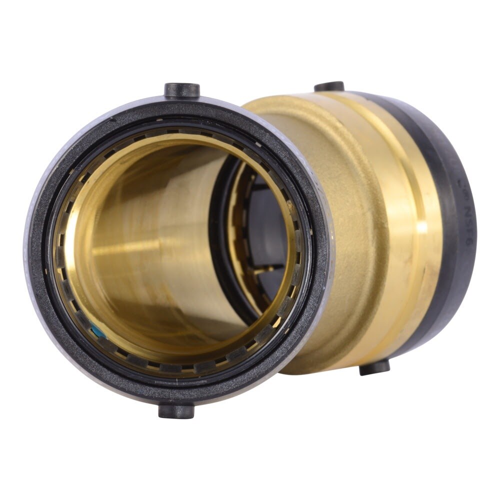 SharkBite UXL0554 2 in. x 2 in. 45 Degree Push to Connect Lead Free Brass Elbow Fitting - 3