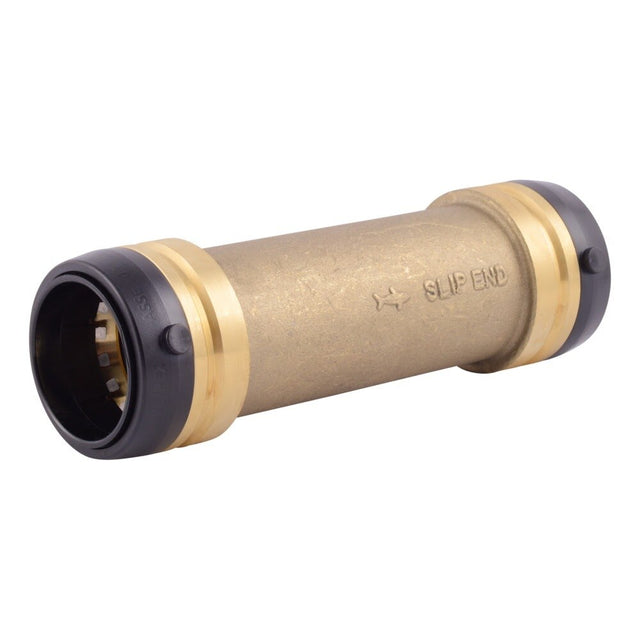 SharkBite UXL0641 1-1/2 in x 1-1/2 in Push Slip Coupling for Copper and CPVC Pipe