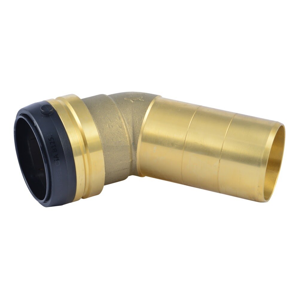 SharkBite UXL0754 2 in. x 2 in. 45 Degree Lead Free Push Fit Street Elbow