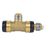 SharkBite UXL08352222 1-1/4 in. x 3/4 in. x 3/4 in. Push to Connect Reducing Tee - 2