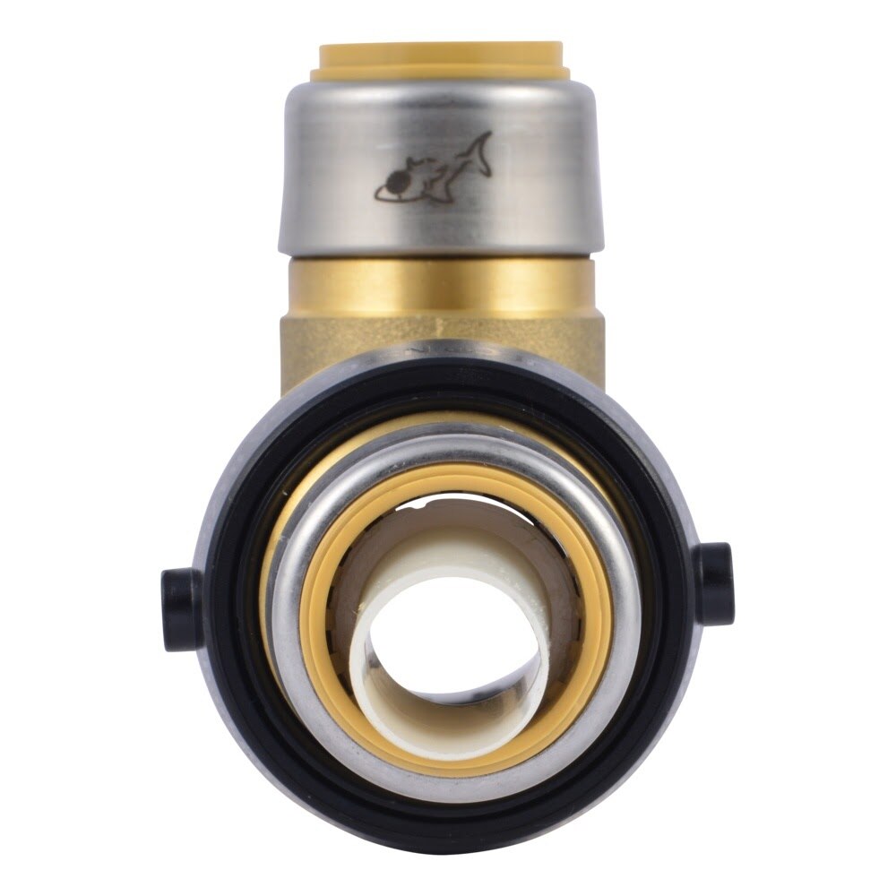 SharkBite UXL08352222 1-1/4 in. x 3/4 in. x 3/4 in. Push to Connect Reducing Tee - 3