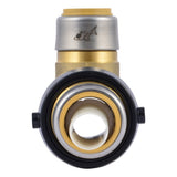 SharkBite UXL08352222 1-1/4 in. x 3/4 in. x 3/4 in. Push to Connect Reducing Tee - 3