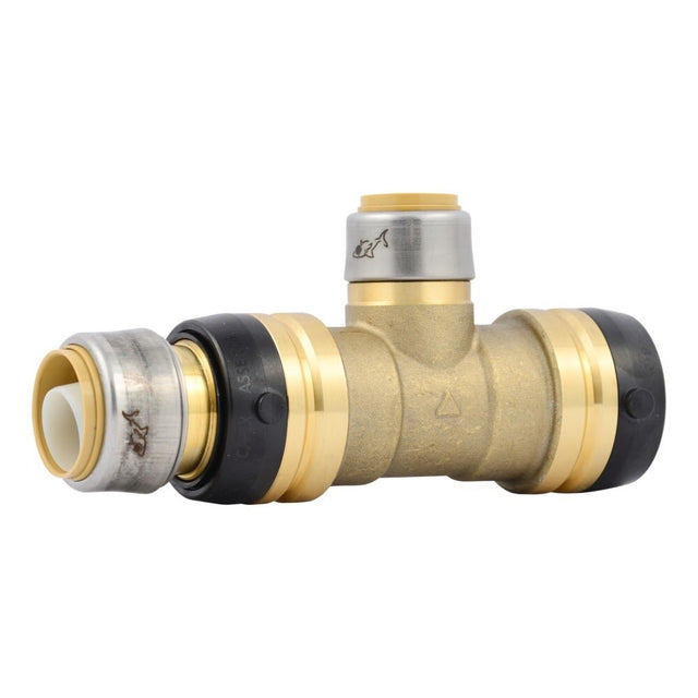 SharkBite UXL08352822 1-1/4 in x 1 in x 3/4 in Push-to-Connect Lead-Free Brass Reducing Tee