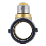 SharkBite UXL08353516 1-1/4 in x 1-1/4 in x 1/2 in Push-to-Connect Brass Reducing Tee Fitting - 3