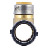 SharkBite UXL08353528 1-1/4 in x 1-1/4 in x 1 in Push-to-Connect Brass Reducing Tee Fitting - 3