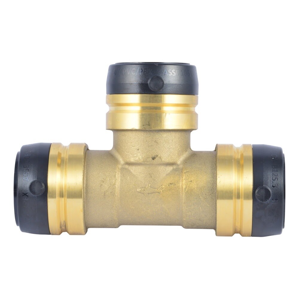 SharkBite UXL0835 1-1/4 in. x 1-1/4 in. x 1-1/4 in. Lead-Free Push-to-Connect Equal Tee - 2