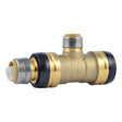 SharkBite UXL08412822 1-1/2 in x 1 in x 3/4 in Lead-Free Reducing Tee Push-to-Connect Fitting