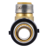 SharkBite UXL08412828 1-1/2 in x 1 in x 1 in Push-to-Connect Reducing Tee Lead-Free Brass - 3