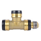 SharkBite UXL08412841 1-1/2 in x 1 in x 1-1/2 in Push-to-Connect Reducing Tee Lead-Free Brass - 2