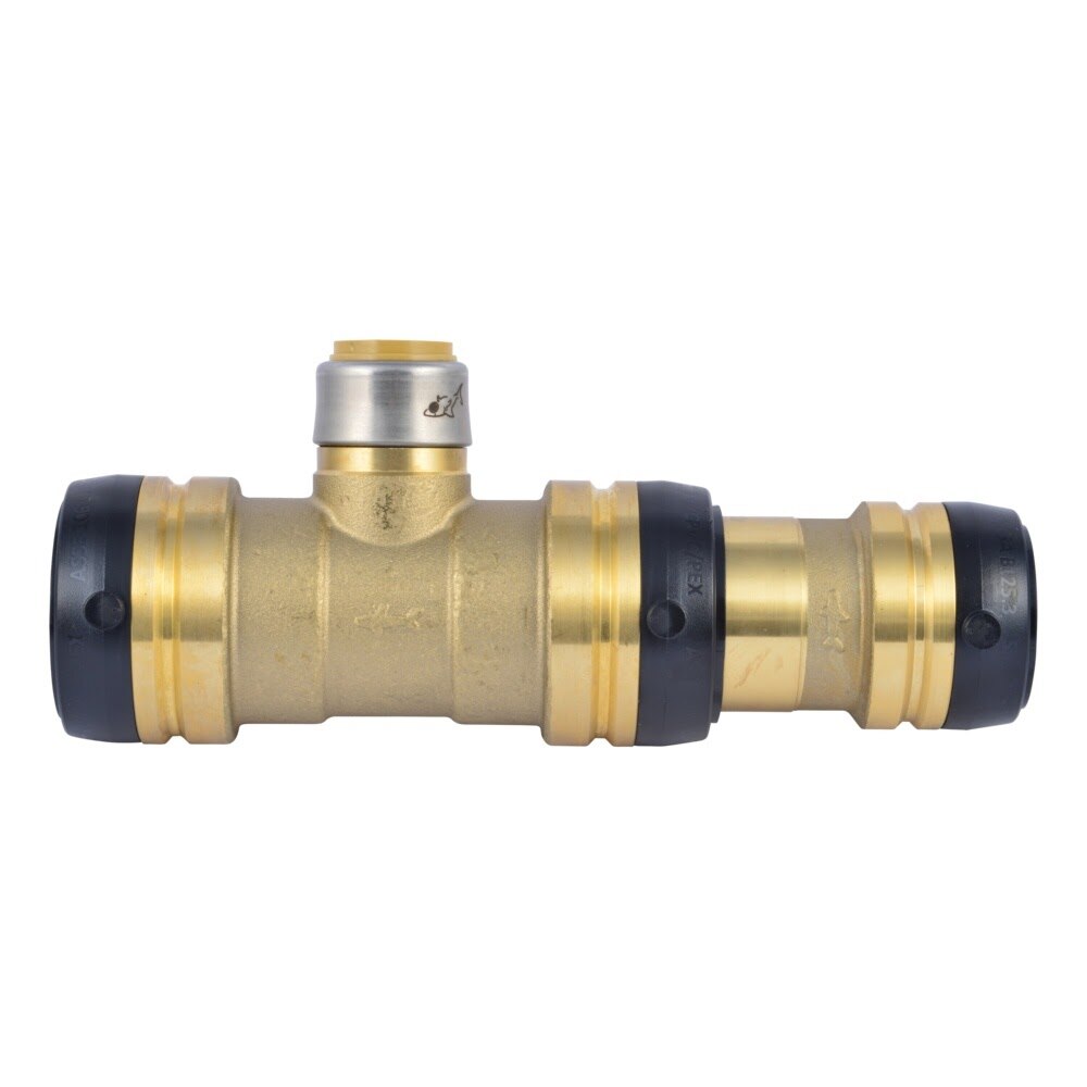 SharkBite UXL08413522 1-1/2 in x 1-1/4 in x 3/4 in Push-to-Connect Brass Reducing Tee - 2