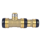 SharkBite UXL08413522 1-1/2 in x 1-1/4 in x 3/4 in Push-to-Connect Brass Reducing Tee - 2