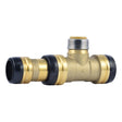 SharkBite UXL08413528 1-1/2 in. x 1-1/4 in. x 1 in. Push-to-Connect Brass Reducing Tee