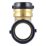 SharkBite UXL08414135 1-1/2 in. x 1-1/2 in. x 1-1/4 in. Push-to-Connect Brass Reducing Tee - 3