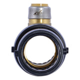 SharkBite UXL08544122 2 in x 1-1/2 in x 3/4 in Reducing Tee Lead Free Brass Push Fitting - 3