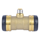 SharkBite UXL08545416 2 in x 2 in x 0.5 in Reduced Tee Push Fit Lead Free Brass - 2