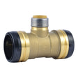 SharkBite UXL08545428 2 in. x 2 in. x 1 in. Push to Connect Brass Reducing Tee Fitting
