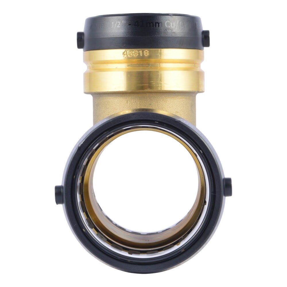 SharkBite UXL08545441 2 in. x 2 in. x 1-1/2 in. Push to Connect Brass Reducing Tee - 3